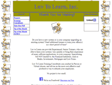 Tablet Screenshot of luvtolearninc.com